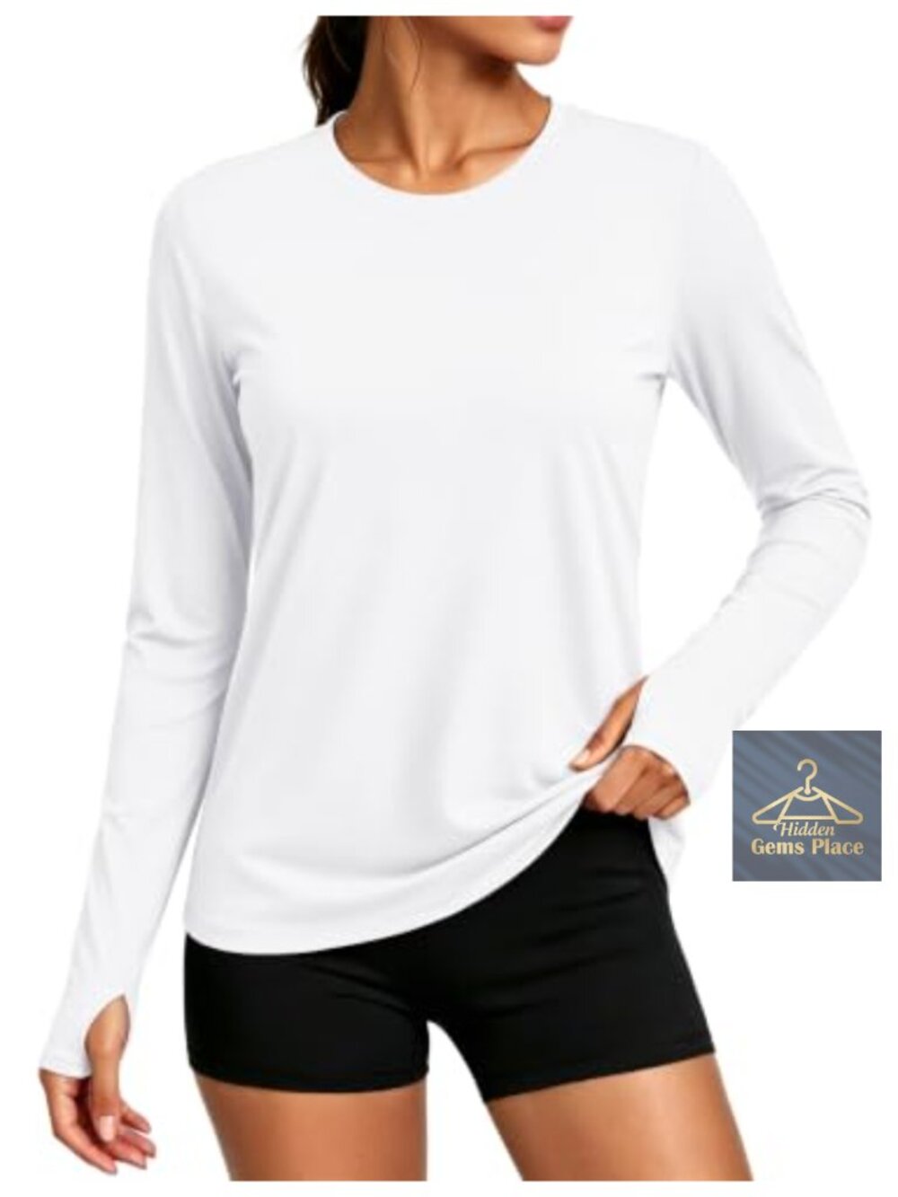Women's Long Sleeve Rash Guard UPF 80+ Sun Shirt Swim Top